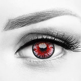 Vampire Fiery Red Halloween Costume Contacts