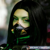 Cyber Aurora Green Halloween Costume Contacts (Rx)