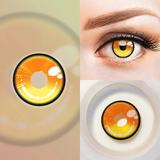 Anime 2 Sunflash Gold Yellow Costume Contacts (Rx)