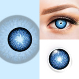 Galaxy Interstellar Blue Costume Contacts Sample