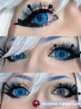 Elf Blue Eye 17mm Mini Sclera Costume Contacts