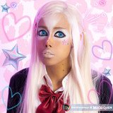Elf Blue Eye 17mm Mini Sclera Costume Contacts UGC