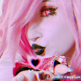 Cherri Bomb Red X 17mm Mini Sclera Costume Contacts UGC