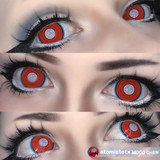 Vox Static Pink 17mm Mini Sclera Costume Contacts | MocoQueen