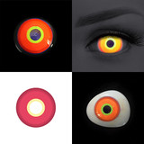 UV Niffty Pink 17mm Mini Sclera Costume Contacts