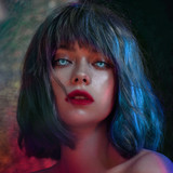Wonder CHAKRA Jay Way Blue Doll Eye Contacts Model Pic