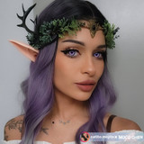 Moco Jelly Mystique Violet Costume Contacts (Rx) UGC