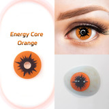 Energy Core Orange Costume Contacts