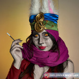 Dragon Maid Saja Boys Gold Yellow UV Colored Contacts (Prism Ballast-Prevents Rotating）UGC