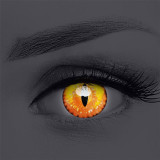 Dragon Maid Saja Boys Gold Yellow UV Colored Contacts (Prism Ballast-Prevents Rotating）