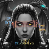 Dragon Maid Gold Yellow Contact Lenses (Prism Ballast-Prevents Rotating Technology & UV Function）UGC