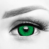 Tokyo N Green 17mm Mini Sclera Costume Contacts