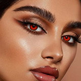 Mystic Red 17mm Mini Sclera Costume Contacts UGC