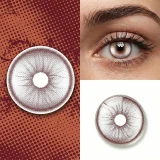 Infected Virus Zombie Red Costume Contacts sample