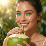 Sabai Pandan Coconut  Green Costume Contacts ugc