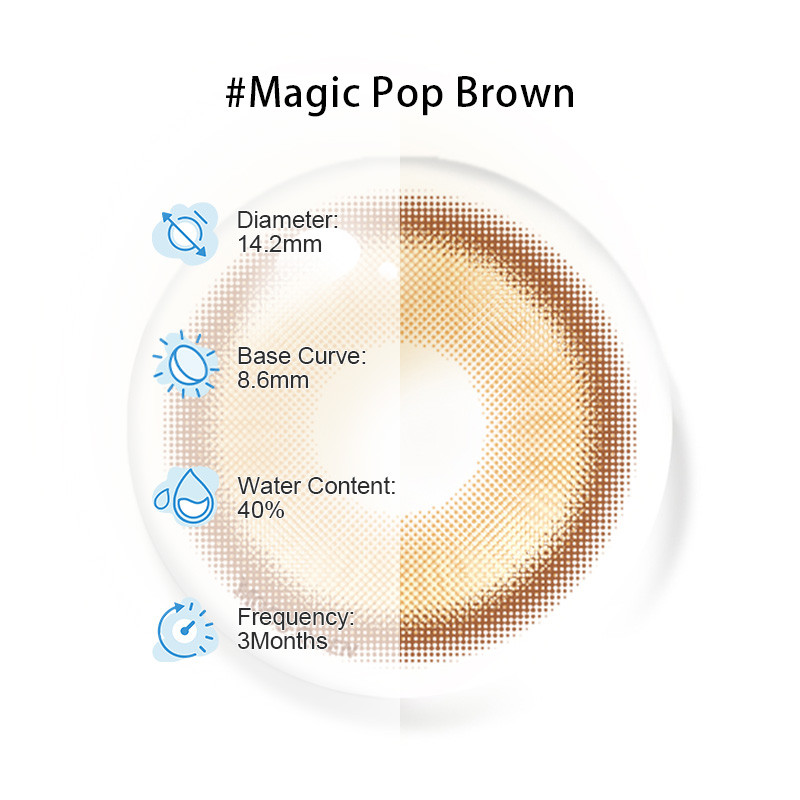 MocoQueen Magic Pop Colored Contacts