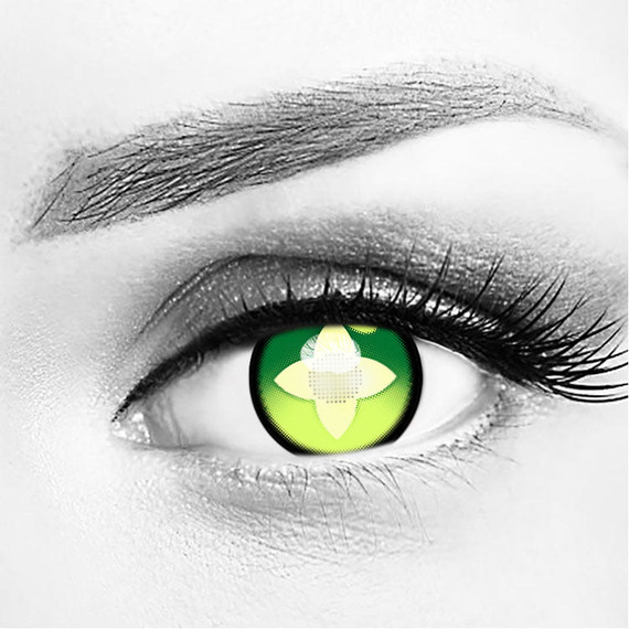 Nahida Clover Green Halloween Costume Contacts