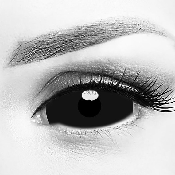 Black Sclera 22mm Contacts (Full Eye) Black Sclera 22mm Contacts (Full Eye)