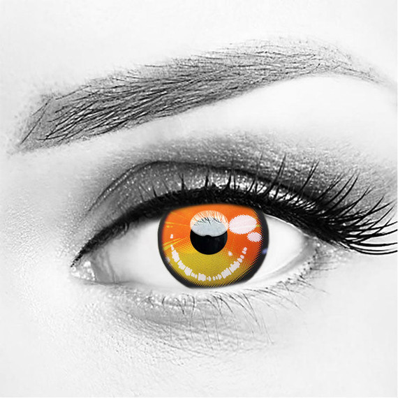 Anime 2 Sunflash Gold Yellow Costume Contacts