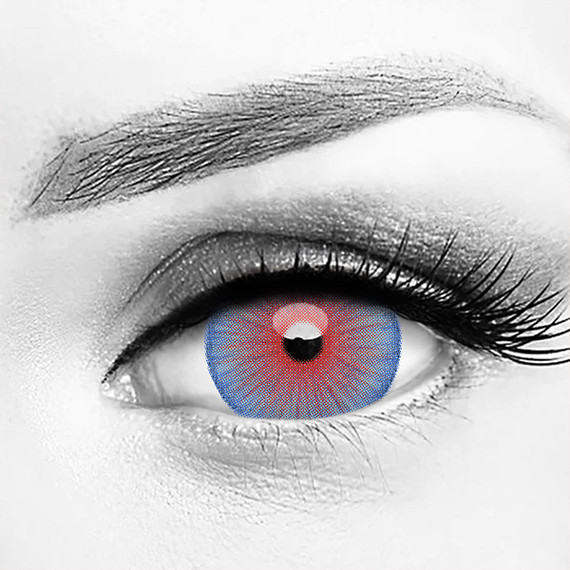 Mystic Flame 17mm Mini Sclera Costume Contacts