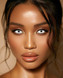UV Glow White Out 17mm Mini Sclera Halloween Costume Contacts (UV Function) Model Pic