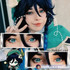 Anime 2 Cobalt Green Costume Contacts (Rx)