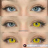 Mad Hatter 17mm Yellow Mini Sclera Halloween Costume Contacts UGC