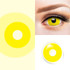 UV Glow Yellow 17mm Mini Sclera Halloween Costume Contacts (UV Function) Sample