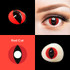 Red Cat Eyes Contact Lenses Sample