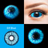Elf Blue Eye Sclera 22mm Halloween Costume Contacts Sample