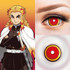 Demon Slayer Rengoku Red Yellow Contacts Sample