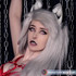 Zombie Saw White Red Halloween Contacts UGC