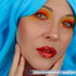 Anime 3 Coral Yellow Costume Contacts UGC