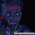 UV Glow Blue Halloween Contacts (UV Function) UGC