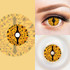 Dragon Snake Yellow Halloween Costume Contacts