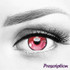 Anime 3 Candy Pink Costume Contacts (Rx)