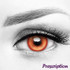 Magic Pop Orange Anime Costume Contacts (Rx)