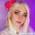 Cyan Blue Mesh Halloween Costume Contacts UGC