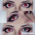 Magic Pop Red Anime Costume Contacts (Rx)
