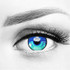 Anime 3 Davos Blue Costume Contacts