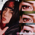 Three Magatama Red Anime Contacts UGC