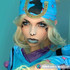 Magic Pop Blue Colored Costume Contacts UGC