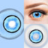 Aqua Man Blue Mini Sclera 17mm Halloween Costume Contacts Sample