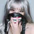 Ghoul Red Black Mini Sclera 17mm Contacts UGC
