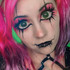 Monster Green Goblin 17mm Mini Sclera Halloween Costume Contacts UGC