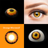 Yellow Orange Werewolf Halloween Contacts (Rx)