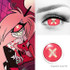 Cherri Bomb Red X 17mm Mini Sclera Costume Contacts Sample