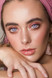 Moco Jelly Mystique Violet Costume Contacts Model Pic