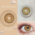 Honey Bloom Brown Designer Colored Contacts Sample