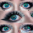 Aurora Leap UV Gradient Blue Green Contacts(UV Function) UGC